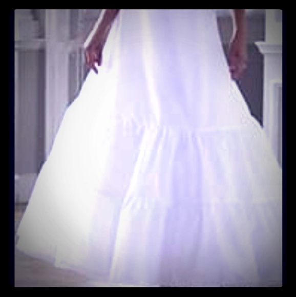 David's Bridal Skirts A Line Slip Wedding Skirt Under Dress Size L